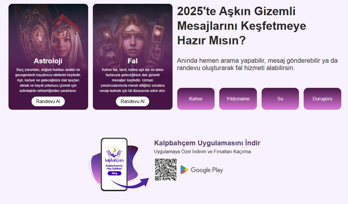 Telefonla Fal Baktırmak İstiyorum - Fal Bakma